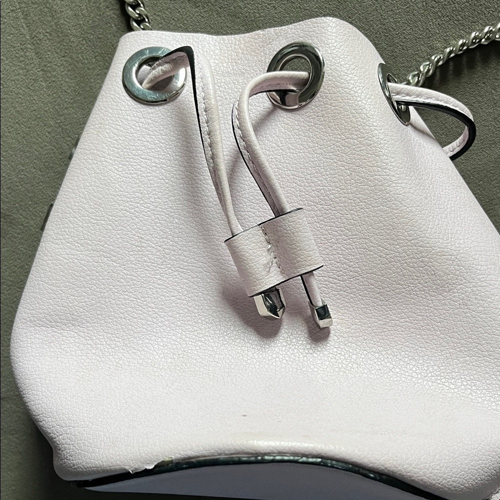 Zara Light Pink Mini Bucket Bag - Picture 2 of 10